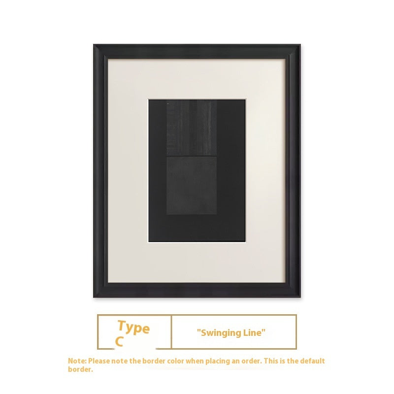 Black And White Lines High-end Abstract Painting