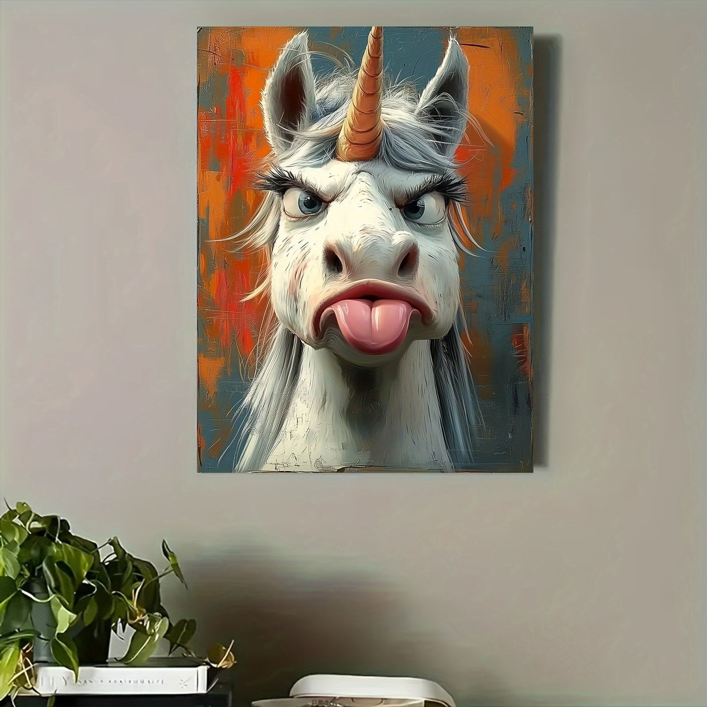 Whimsical Unicorn Canvas Art Print