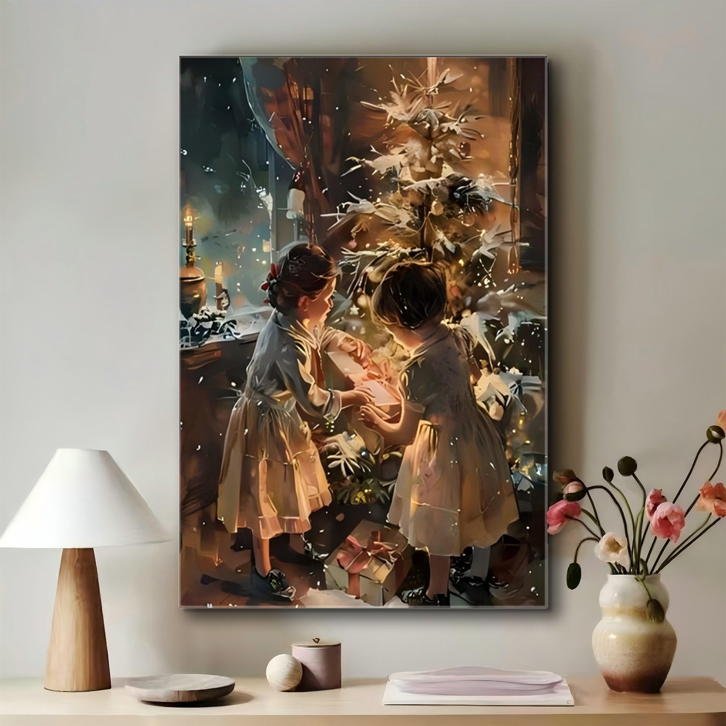 Wrapped Canvas Painting