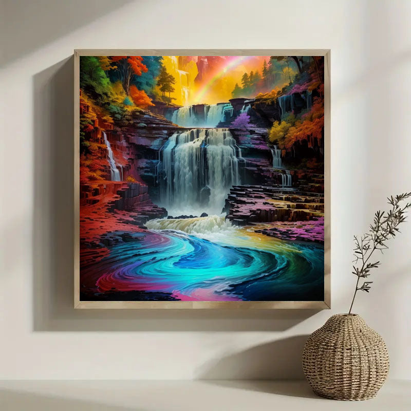 Full Diamond Round Water Diamond Art