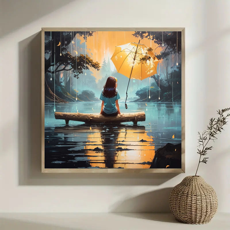 Full Diamond Round Water Diamond Art