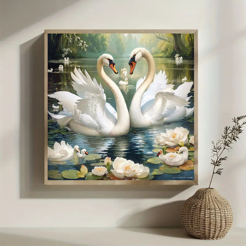 Diamond Painting Set - Full Diamond Round Water Diamond Art