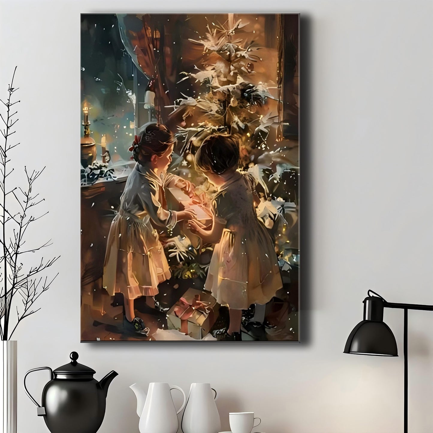 Wrapped Canvas Painting